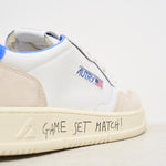 Sneakers uomo Medalist in suede e pelle con scritta laterale AULM MA06 AUTRY 