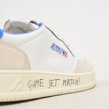 Sneakers uomo Medalist in suede e pelle con scritta laterale AULM MA06 AUTRY 