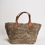 Borsa donna Tokyo in rafia marrone TOKYOII TIGA IBELIV 