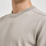 Maglia uomo girocollo grigio chiaro 5100062 S00B9V0061 STONE ISLAND 
