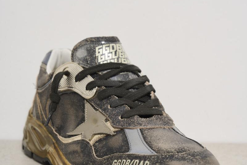 Sneakers uomo Running Dad verdi GMF00199 F00664982841 GOLDEN GOOSE 