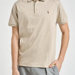 Polo uomo beige 710704319 502 RALPH LAUREN 