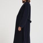 Cappotto donna lungo blu notte DIVA DEBORA24 ACCADEMIE TESSILI 