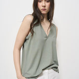 Top donna verde in maglia 853004 ZG480Z1568 INCOTEX 