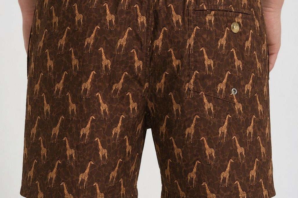 Costume uomo Giraffe marrone GIRAFFEMANIA 18 MC2 SAINT BARTH 