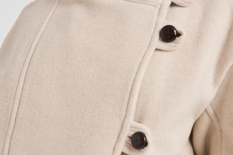 Cappotto donna Hanis corto panna MA0267FB B1D03I23EC ISABEL MARANT 