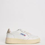 Sneakers Medalist donna bianca e sabbia AULW LL27 AUTRY 