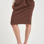 Gonna donna longuette marrone 106449A2W6 EDWENAL78 PINKO 
