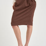 Gonna donna longuette marrone 106449A2W6 EDWENAL78 PINKO 