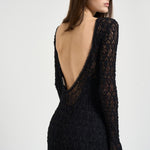 Abito donna in pizzo nero 14896 8001 FORTE FORTE 