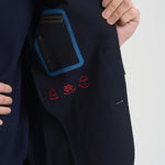 Giacca uomo monopetto blu scuro 2844 557171 L.B.M. 