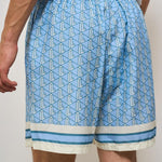 Bermuda uomo monogram celeste GH9928 GIL LACOSTE 