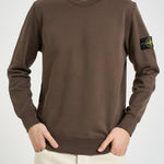 Felpa uomo girocollo marrone 6100060 S0051V007C STONE ISLAND 