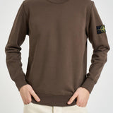 Felpa uomo girocollo marrone 6100060 S0051V007C STONE ISLAND 