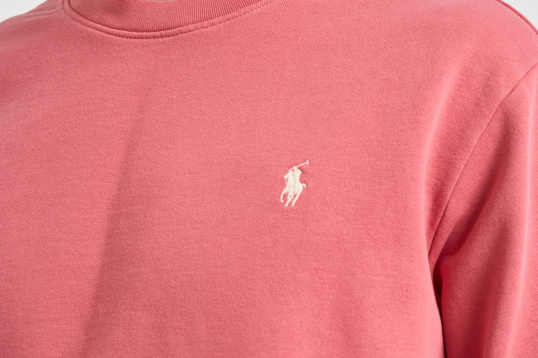 Felpa uomo girocollo rosa 710916689 503 RALPH LAUREN 