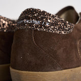 Sneakers donna Superstar in suede marrone GWF00102 F00810055736 GOLDEN GOOSE 