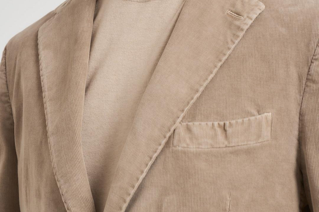 Giacca uomo in velluto fango GL797MF 340612P SANTANIELLO 