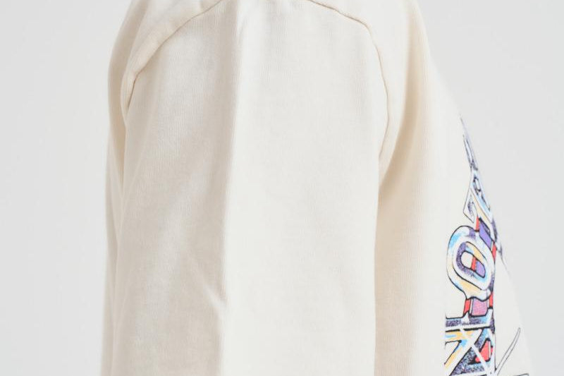 T-shirt uomo girocollo bianca con stampa TT13012 VINTAGEWHITE0028 RHUDE 