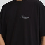 T-shirt uomo girocollo nera OCM41201 BLACK REPRESENT 