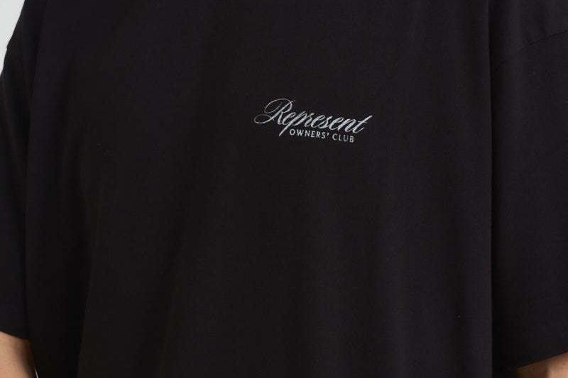 T-shirt uomo girocollo nera OCM41201 BLACK REPRESENT 