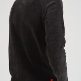 Maglia uomo girocollo in ciniglia grigio antracite W25132 11 RRD 
