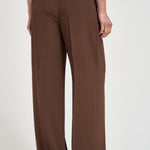 Pantalone donna palazzo marrone 173899 D8029641 INCOTEX 