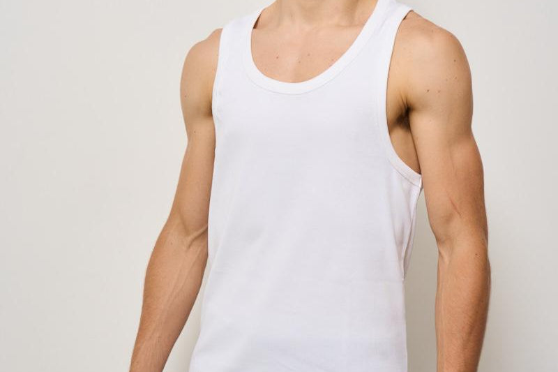 Canotta uomo bianca LDM101175 201201WHITE LES DEUX 