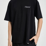 T-shirt uomo girocollo nera 41201 001BLACK REPRESENT 