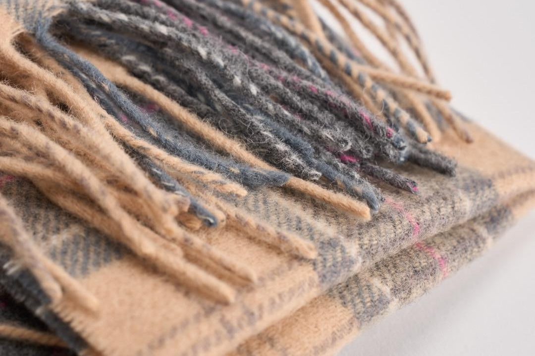 Sciarpa di lana in tartan USC0001 TN31 BARBOUR 