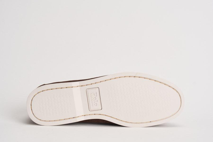 Mocassino uomo in suede marrone 803P09766 001 RALPH LAUREN 