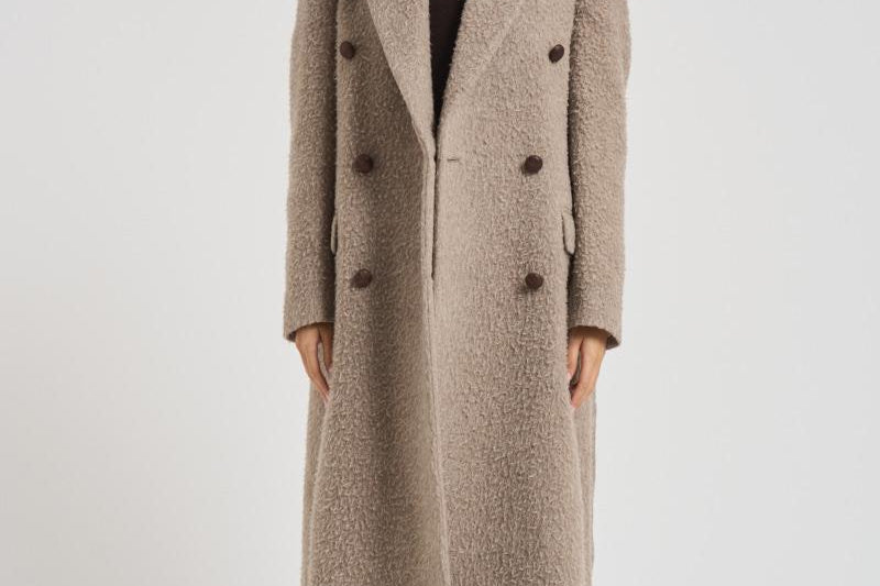 Cappotto doppiopetto con cintura donna GWP02319 P00209160407 GOLDEN GOOSE 