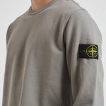 Felpa uomo girocollo grigio chiaro 6100028 S0A20V006B STONE ISLAND 