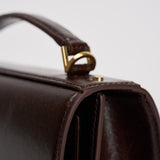 Borsa donna Venezia bag in pelle laminata testa di moro GWA00467 A00074955357 GOLDEN GOOSE 