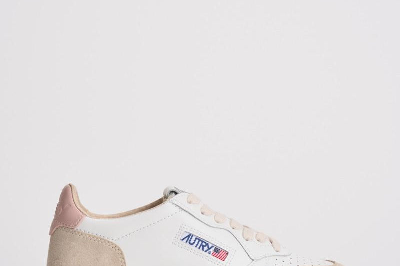 Sneakers donna medalist low in suede e rosa AULW LS37 AUTRY 