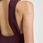 Top donna con gioiello bordeaux 14885 2543 FORTE FORTE 