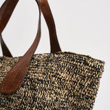 Borsa donna Tokyo in rafia marrone TOKYOII TIGA IBELIV 