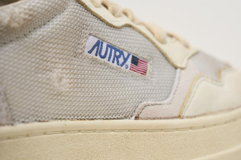 Sneakers uomo Super vintage panna e beige AVLM DA03 AUTRY 