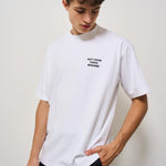 T-shirt uomo girocollo bianca TS203 CO0002OPW DROLE DE MONSIEUR 