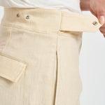 Bermuda donna in lino panna 171954 D7058304 INCOTEX 