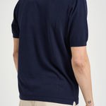 Polo uomo in maglia blu SLOANCOTTON 61 MC2 SAINT BARTH 