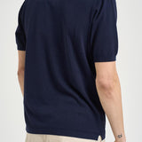 Polo uomo in maglia blu SLOANCOTTON 61 MC2 SAINT BARTH 