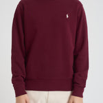 Felpa girocollo uomo bordeaux 710916689 032 RALPH LAUREN 
