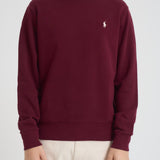 Felpa girocollo uomo bordeaux 710916689 032 RALPH LAUREN 