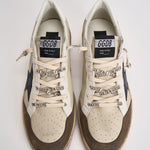 Sneakers uomo Ball Star beige e tortora GMF00117 F00872283406 GOLDEN GOOSE 