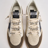 Sneakers uomo Ball Star beige e tortora GMF00117 F00872283406 GOLDEN GOOSE 