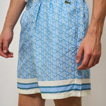 Bermuda uomo monogram celeste GH9928 GIL LACOSTE 