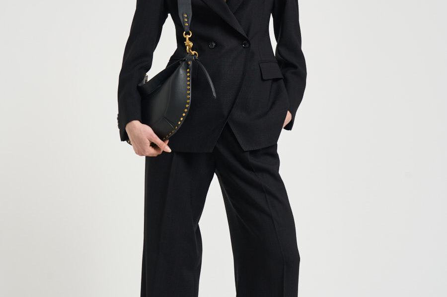 Tailleur donna sartoriale nero TASTRA1BEJ 340159EN814 TAGLIATORE 