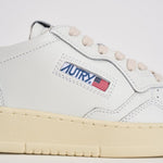 Sneakers uomo Medalist low bianca e marrone AULM LL28 AUTRY 