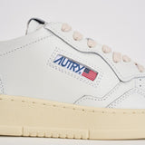 Sneakers uomo Medalist low bianca e marrone AULM LL28 AUTRY 