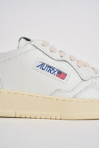 Sneakers uomo Medalist low bianca e marrone AULM LL28 AUTRY 